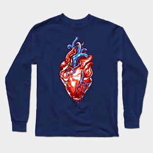 Realistic Heart Long Sleeve T-Shirt